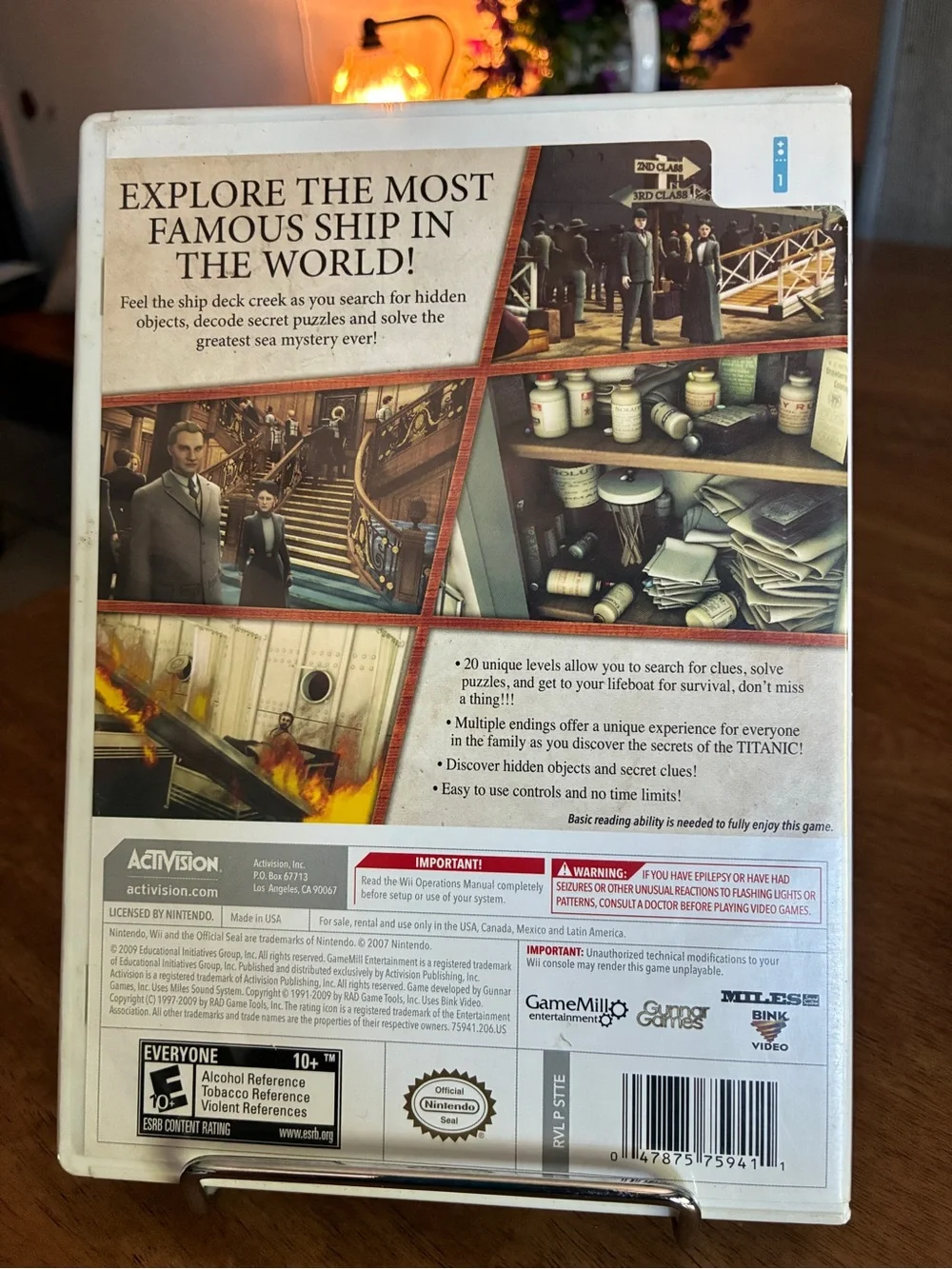 Hidden Mysteries: Titanic - Secrets of the Fateful Voyage (Nintendo Wii, 2009)